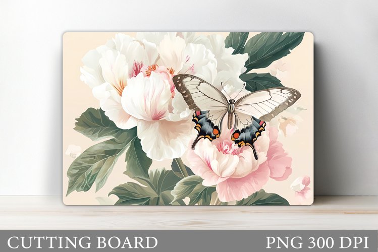 Butterfly Cutting Board Design. Butterfly Sublimation example image 1