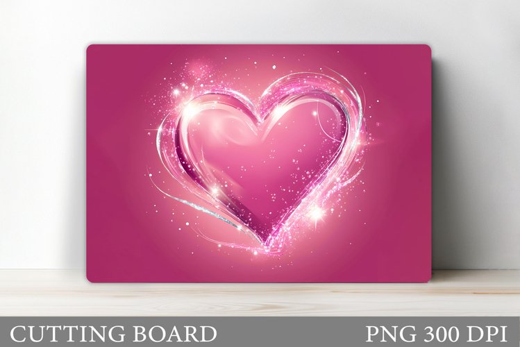 Heart Cutting Board Design. Heart Kitchen Cutting Board example image 1