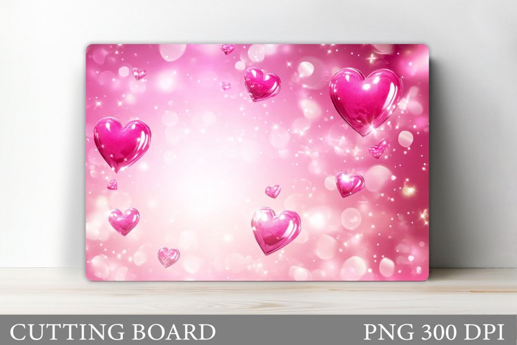 Hearts Cutting Board Design. Hearts Kitchen Cutting Board example image 1