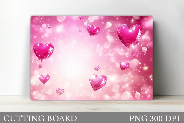 Hearts Cutting Board Design. Hearts Kitchen Cutting Board