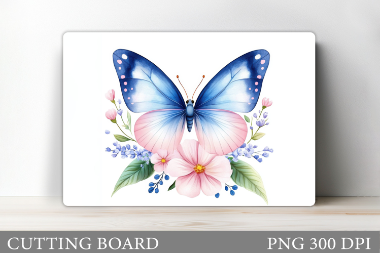 Butterfly Cutting Board. Flower Cutting Board Sublimation