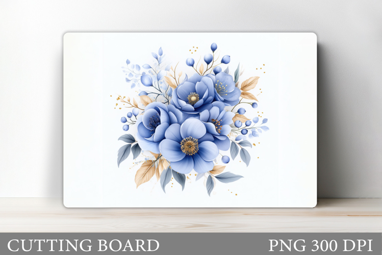 Flowers Cutting Board Sublimation. Wildflowers Cutting Board