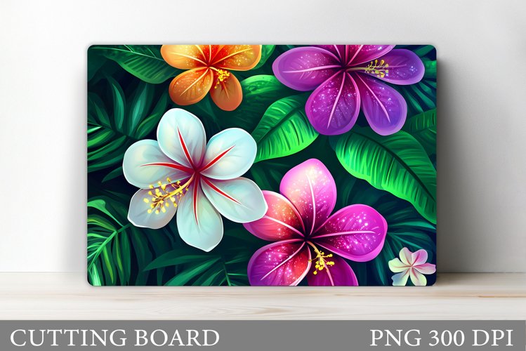 Flowers Cutting Board. Floral Cutting Board Design example image 1