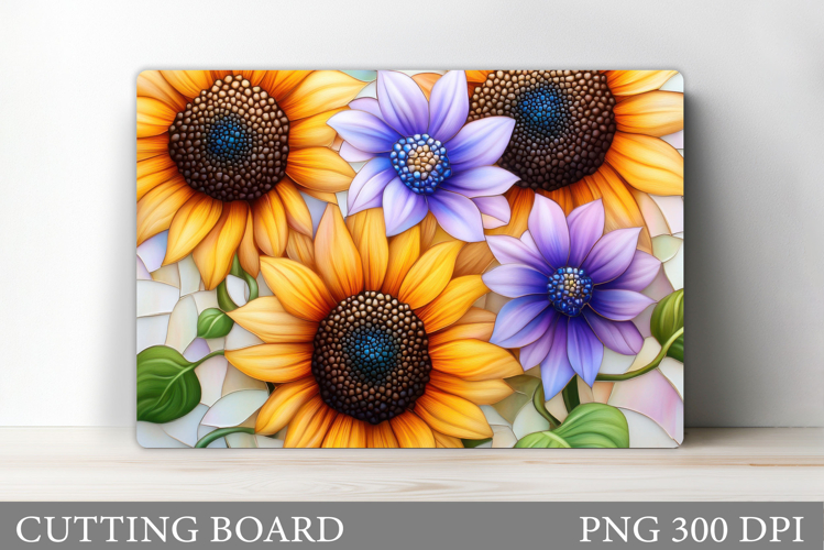 Sunflowers Cutting Board. Flowers Kitchen Cutting Board