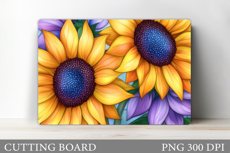 Sunflowers Cutting Board. Flowers Kitchen Cutting Board