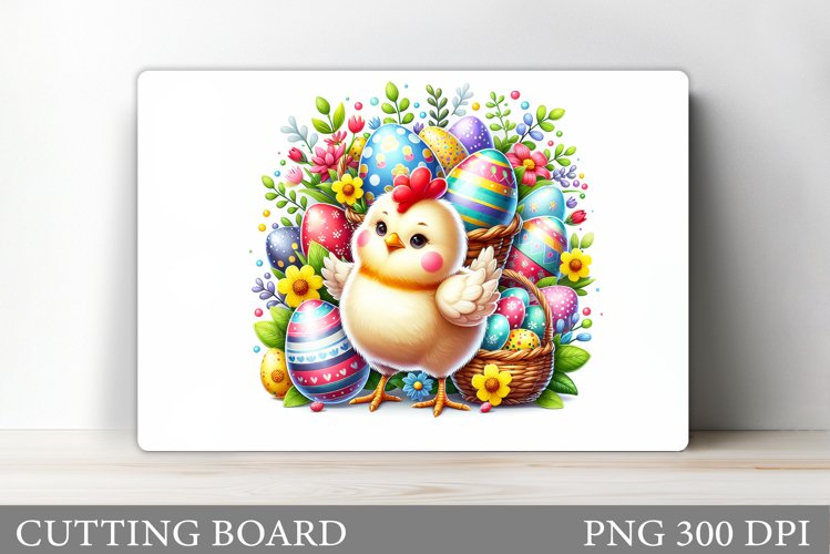 Easter Chick Cutting Board. Easter Cutting Board Design