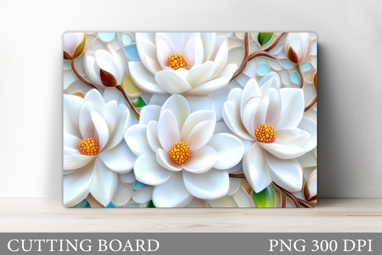 Flowers Cutting Board. Floral Cutting Board Sublimation