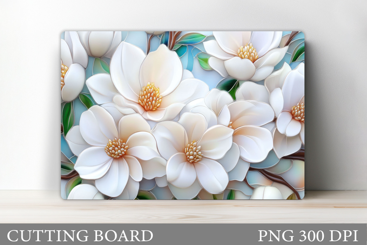Floral Cutting Board Design. Flowers Cutting Board