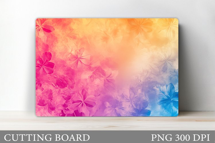 Abstraction Cutting Board. Watercolor Cutting Board Design example image 1