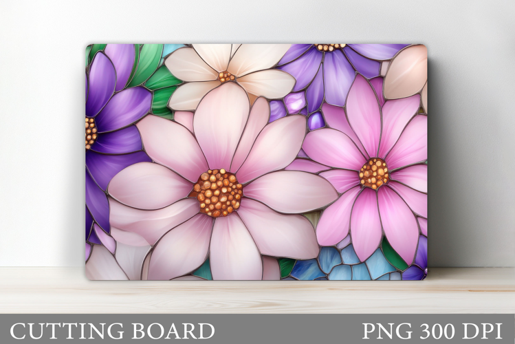 Wildflowers Cutting Board. Flowers Cutting Board Sublimation