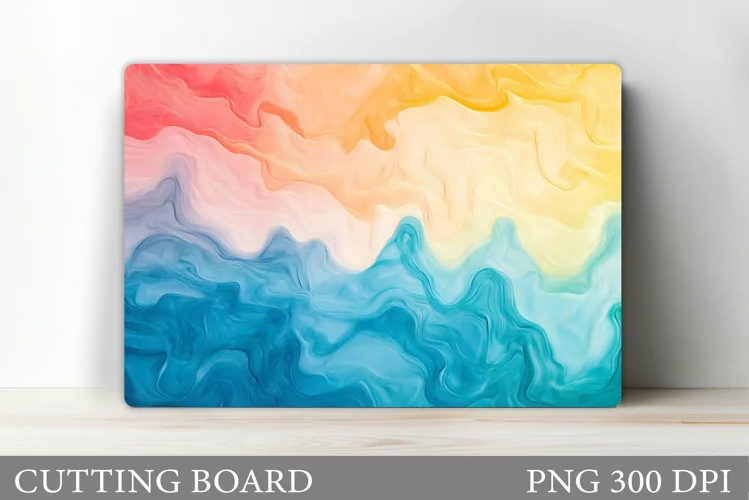 Abstraction Cutting Board Design. Abstraction Sublimation