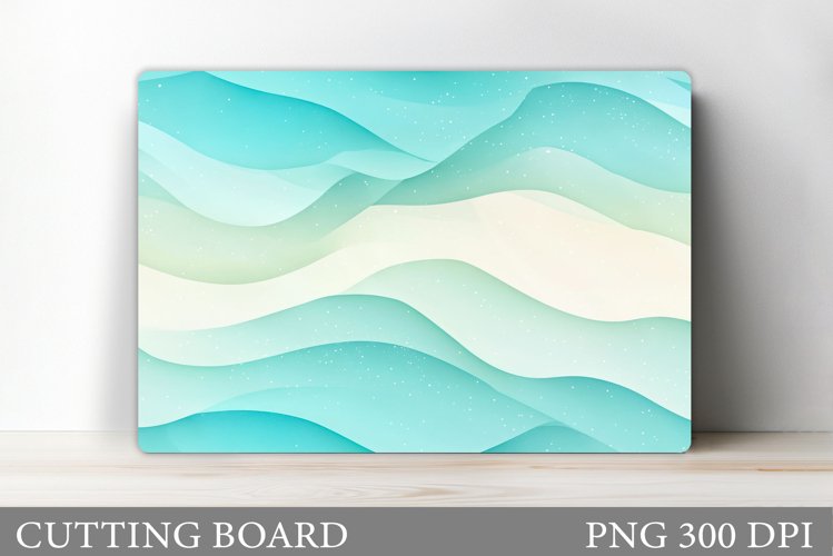 Abstraction Cutting Board Design. Abstraction Sublimation example image 1