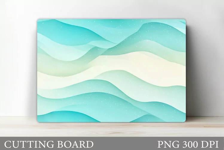 Abstraction Cutting Board Design. Abstraction Sublimation