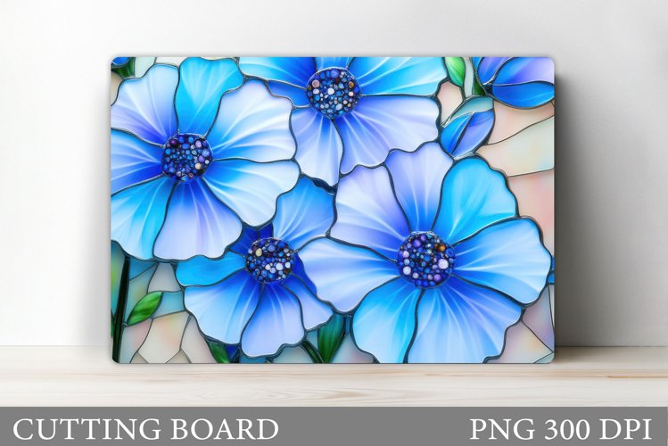Flowers Cutting Board. Floral Cutting Board Design example image 1