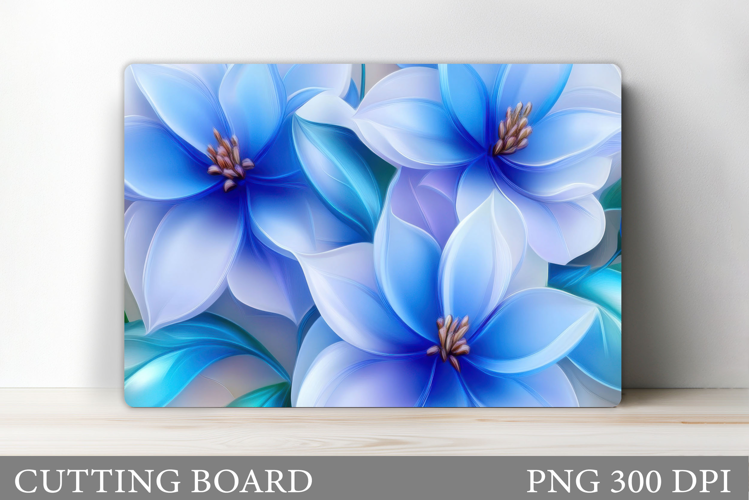 Floral Cutting Board Design. Flowers Cutting Board