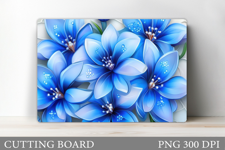 Floral Cutting Board Design. Flowers Cutting Board