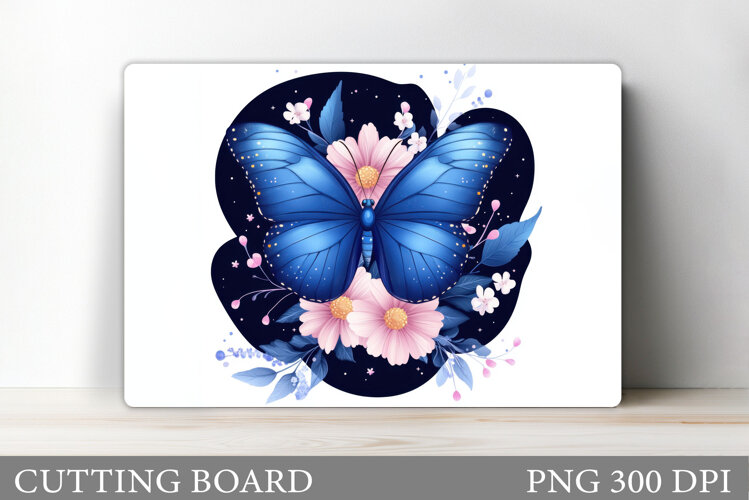 Butterfly Cutting Board Design. Butterfly Sublimation example image 1
