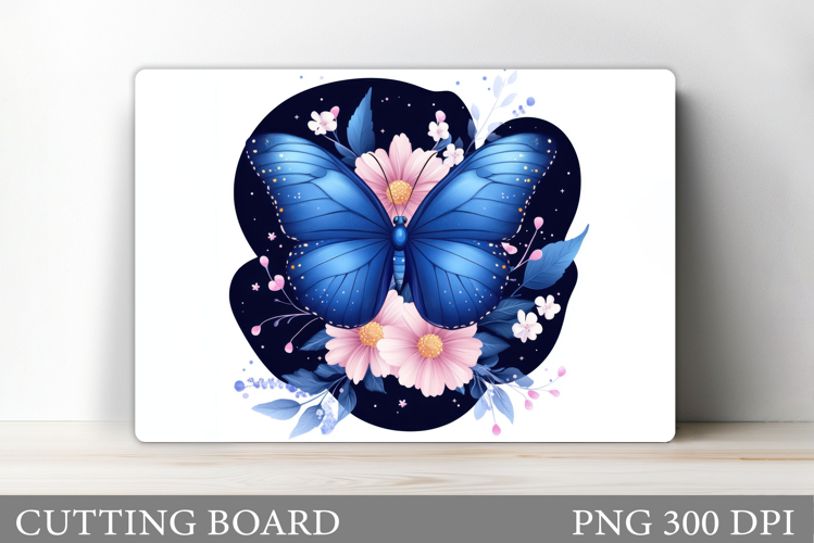 Butterfly Cutting Board Design. Butterfly Sublimation