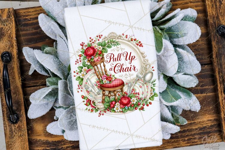 Kitchen Sayings, Cutting Board Quotes PNG, Vintage Tea Towel example image 1
