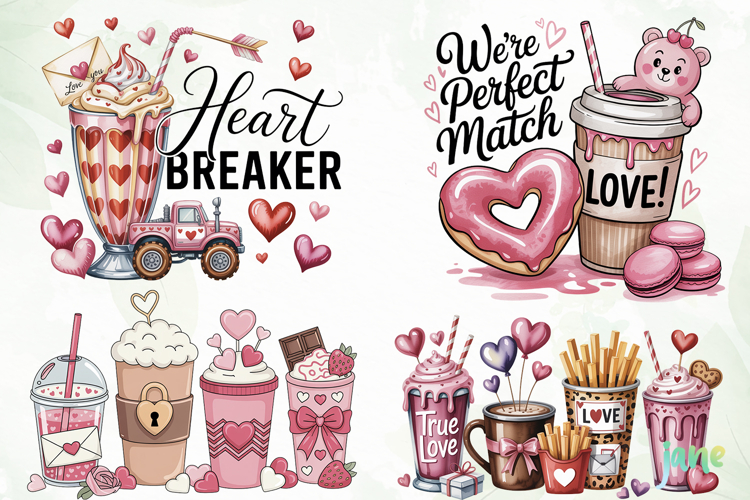 Coffee Valentine Png Clipart