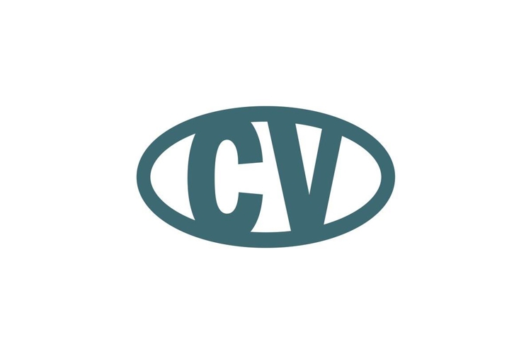 CV logo design. CV