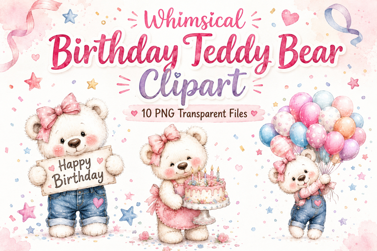 Teddy Bear Clipart Image 3