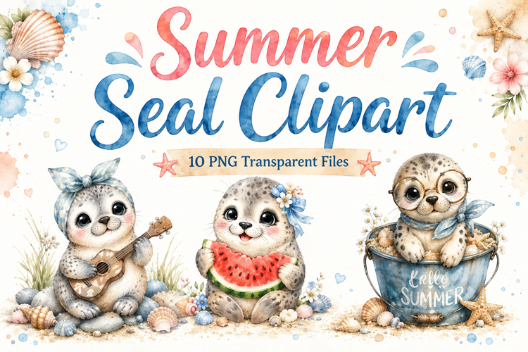 Summer Watercolor Clipart Image 18