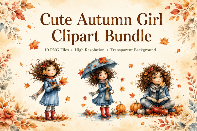 Fall Watercolor Clipart Image 16