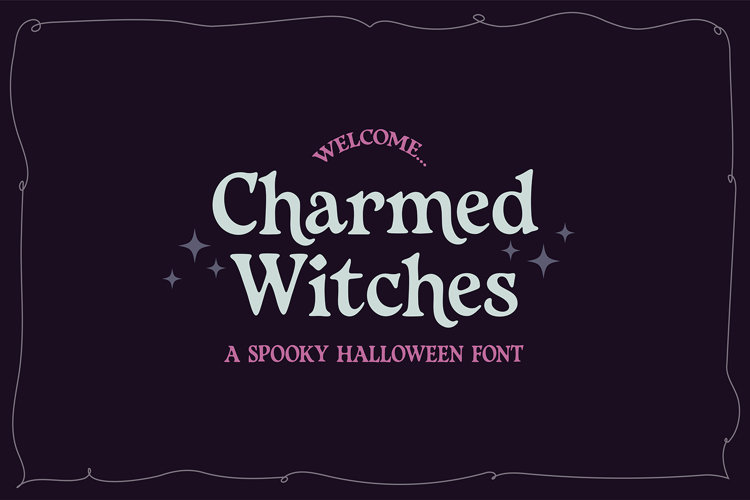 CHARMED WITCHES Scary Halloween Font