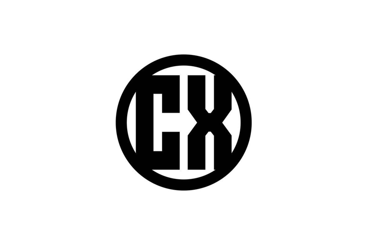 CX logo design. CX