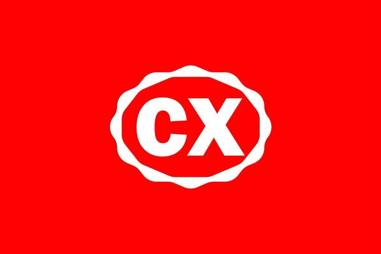 CX logo design. CX