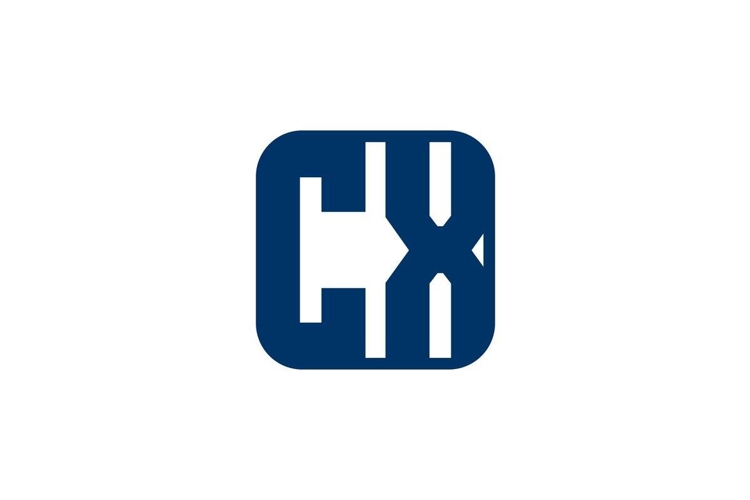 CX logo design. CX