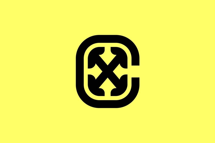 CX logo design. CX