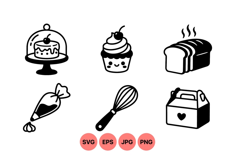 Cute Cupcake Clipart 