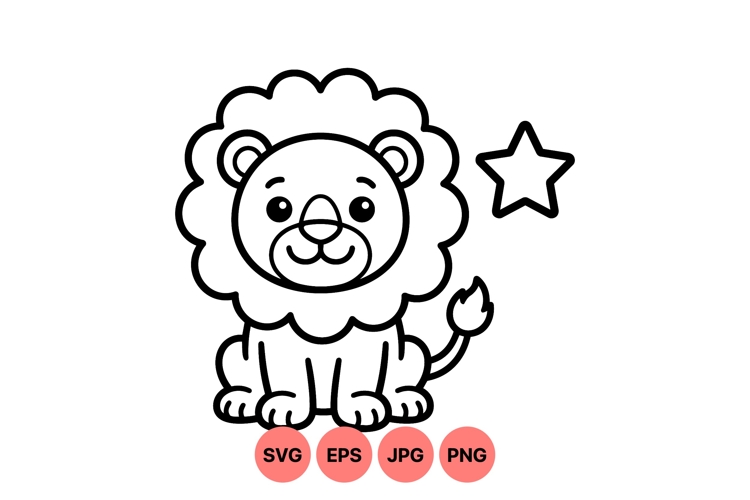 Lion Graphic Image 3