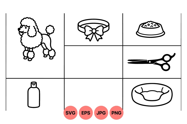 Poodle Vector Image 19