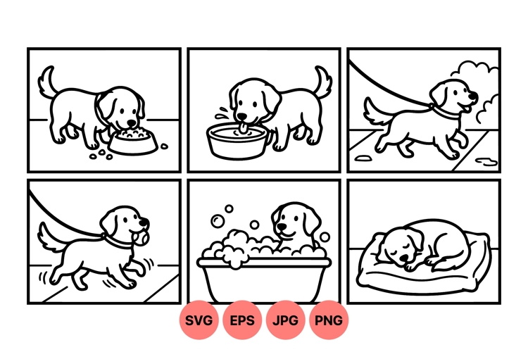 Puppy Illustration Image 2