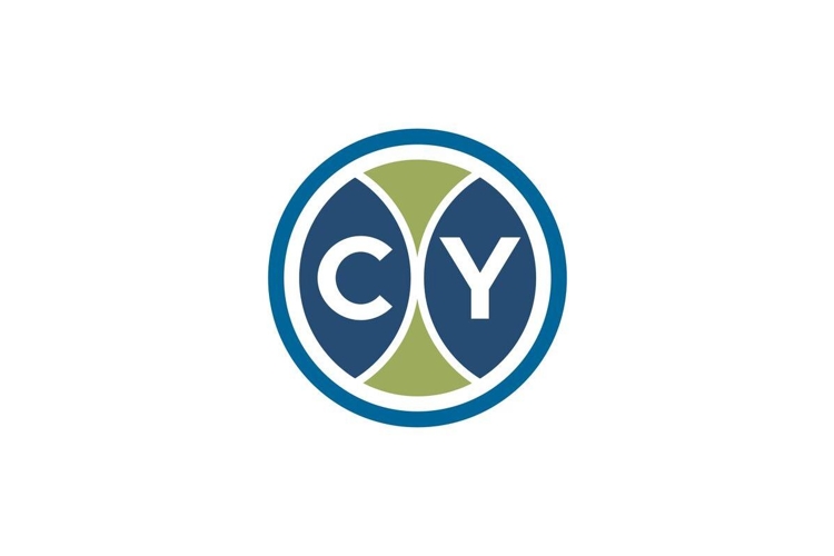 CY logo design. CY