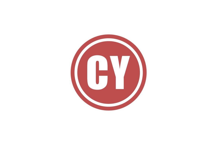CY logo design. CY