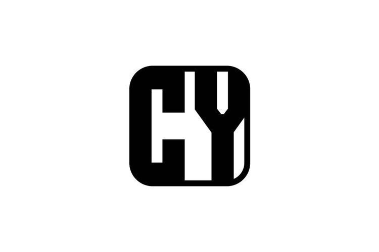 CY logo design. CY