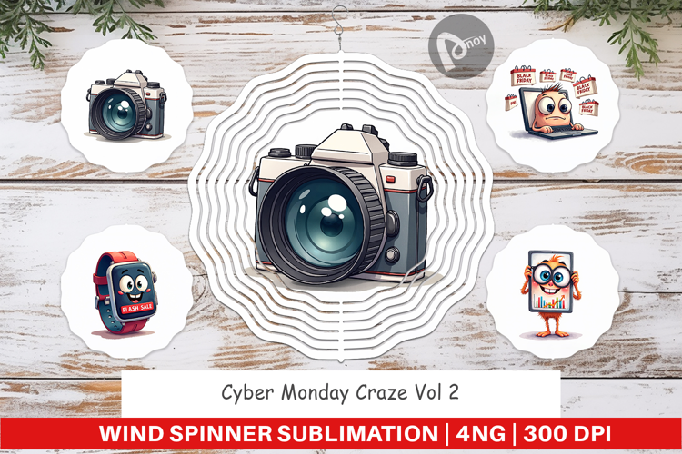 Cyber Monday Craze Wind Spinner
