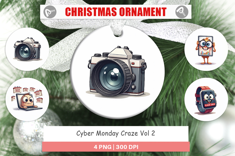 Cyber Monday Craze Ornament