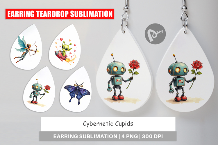 Earring Sublimation Designs Image 11