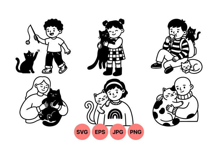 Black Cat Graphic Image 8