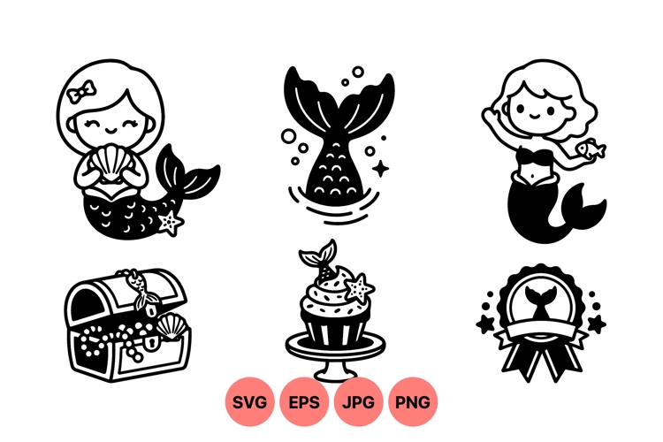 Mermaid Drawing Image 15