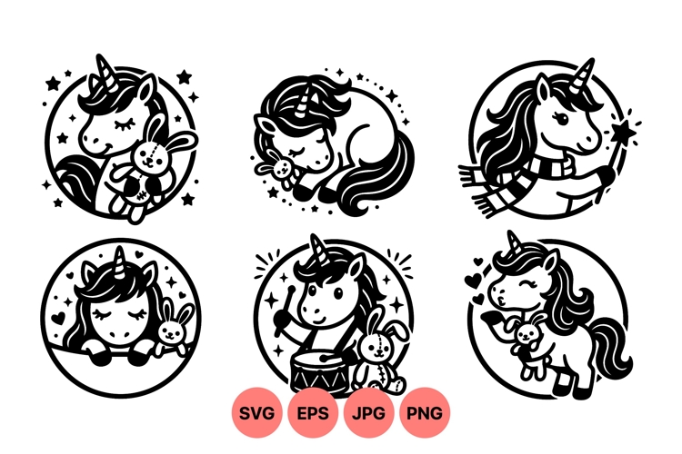 Cute Unicorn Clipart