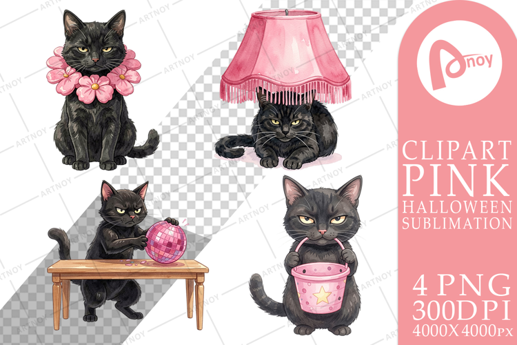 Cynical Black Cat Sublimation