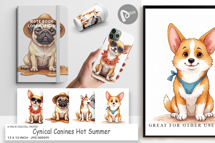 Summer Digital Paper Image 13