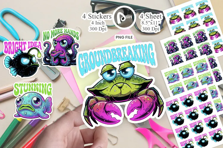 Cynical Deep Sea Sticker