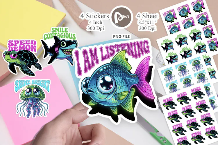 Cynical Deep Sea Sticker